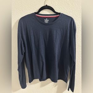 Bombas Blue speckled Long Sleeve Shirt